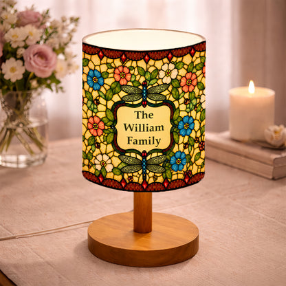 Dragonfly Tiffany Style - Personalized Fabric Lamp-Myprintsy