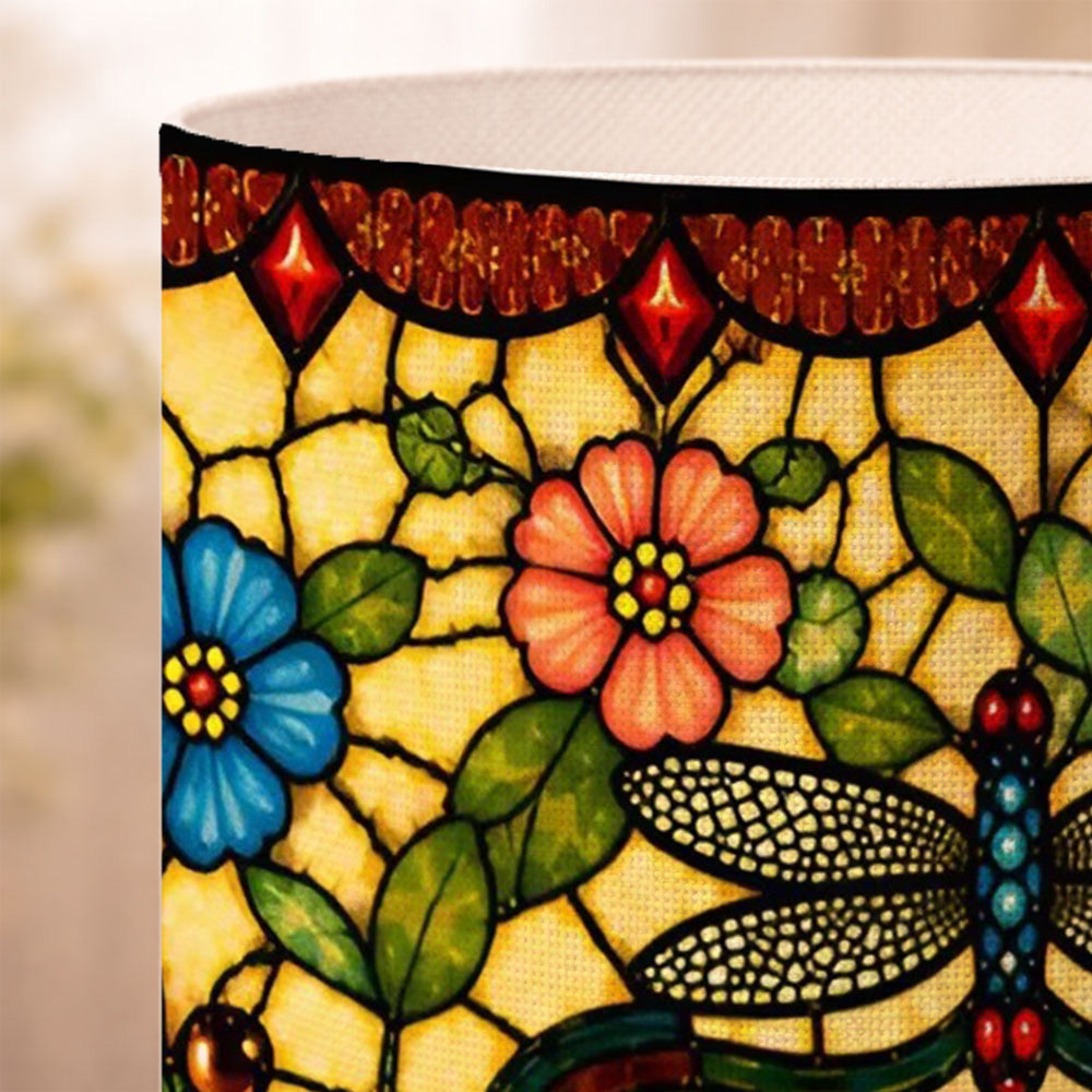 Dragonfly Tiffany Style - Personalized Fabric Lamp-Myprintsy