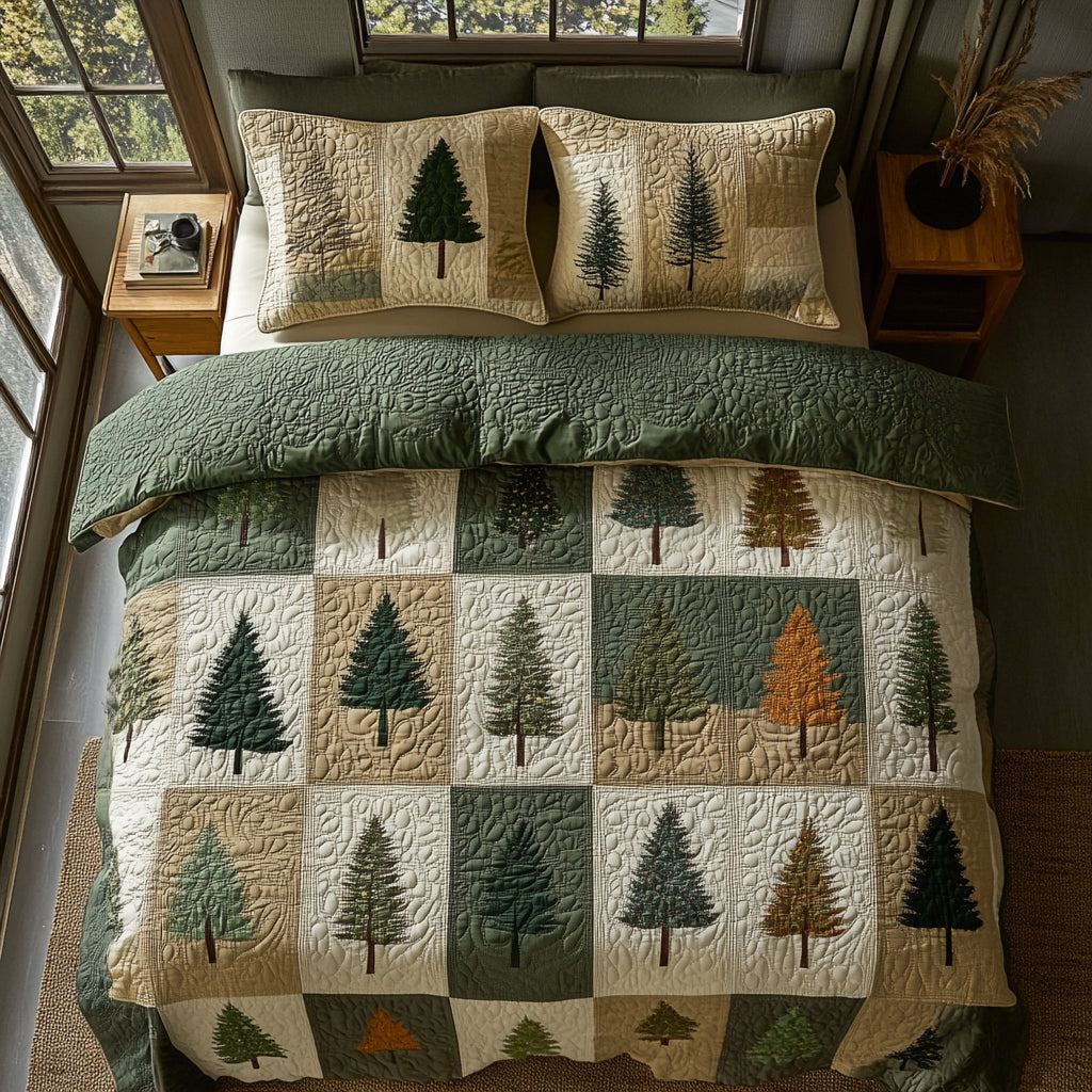 Dreamy Forest -Piece Quilted Bedding Set VTQ-Myprintsy