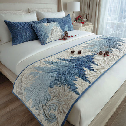 Elegant Frost Quilted Bed Runner VTQ-Myprintsy