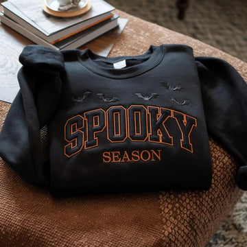 Embroidered Spooky Season - Personalized Shirt-Myprintsy
