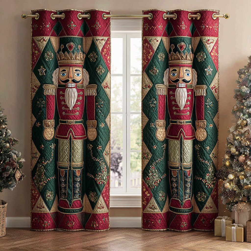Emerald Brigade Quilted Curtains VTQ-Myprintsy