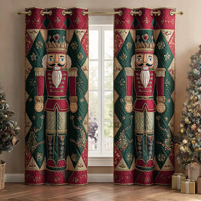 Emerald Brigade Quilted Curtains VTQ-Myprintsy