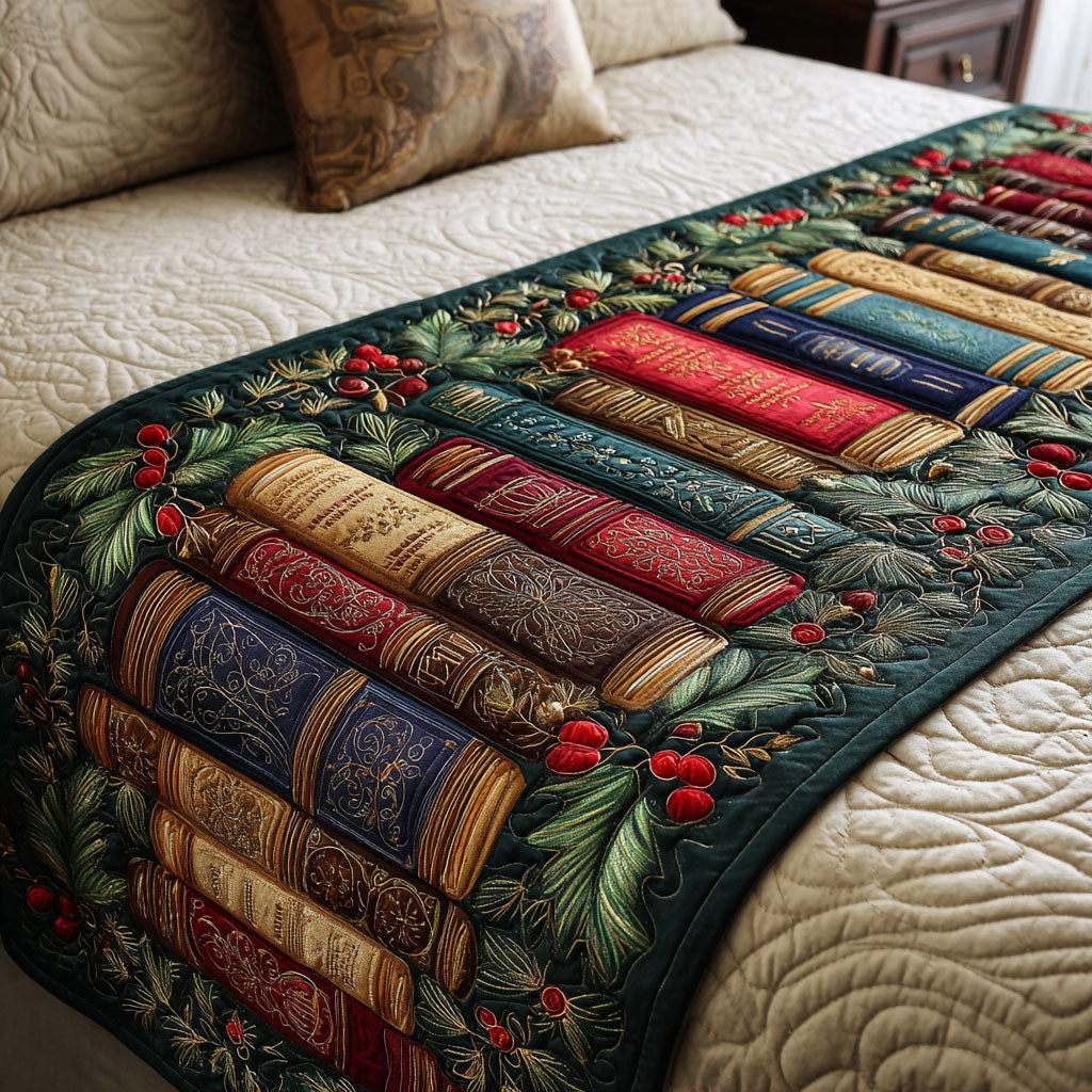 Enchanted Volumes Quilted Bed Runner VTQ-Myprintsy