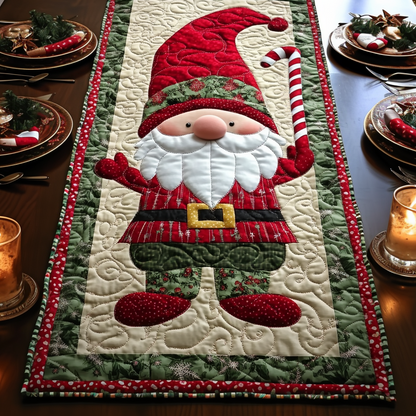 Enchanting Gnome Quilted Table Runner VTQ-Myprintsy