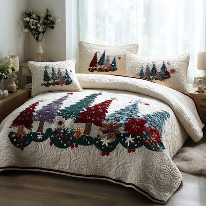 Evergreen Frostland -Piece Quilted Bedding Set VTQ-Myprintsy