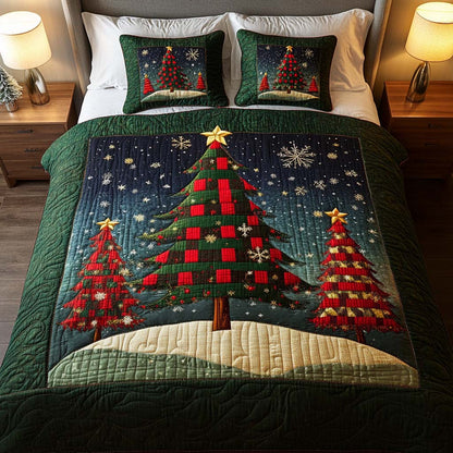 Evergreen Glow -Piece Quilted Bedding Set VTQ-Myprintsy