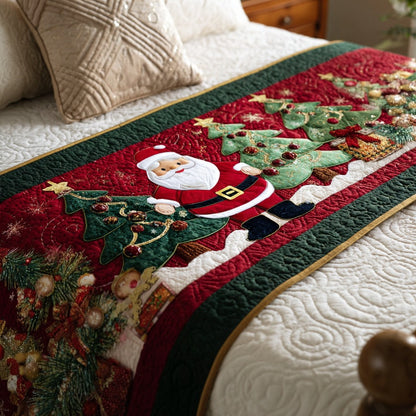 Evergreen Joy Quilted Bed Runner VTQ-Myprintsy