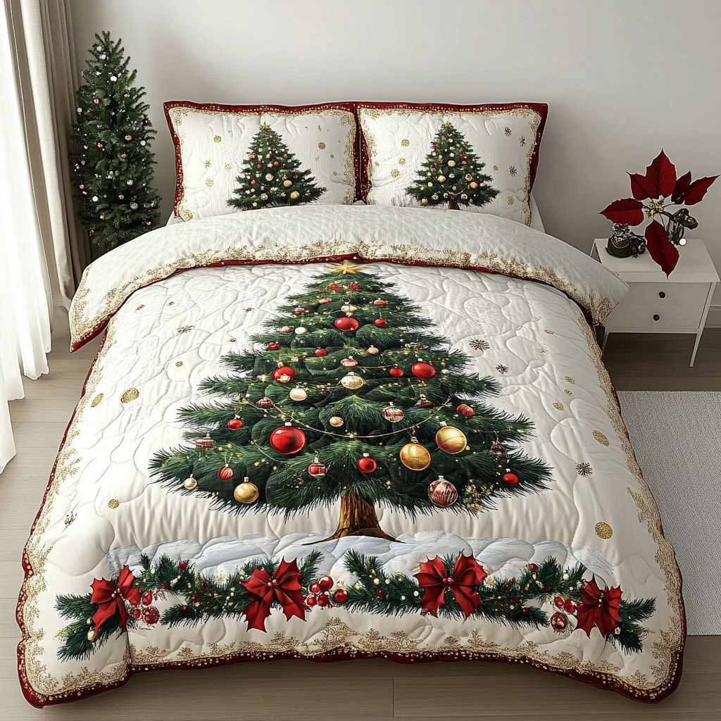 Evergreen Lane -Piece Quilted Bedding Set VTQ-Myprintsy
