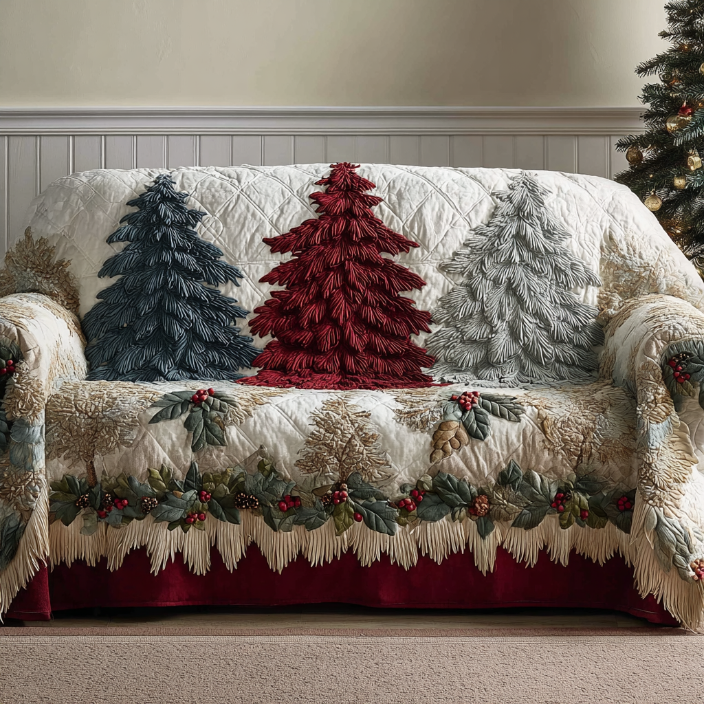 Evergreen Lane Quilted Sofa Cover VTQ-Myprintsy
