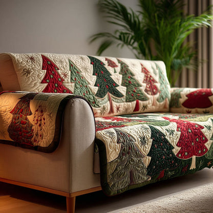 Evergreen Patchwork Quilted Sofa Cover VTQ-Myprintsy
