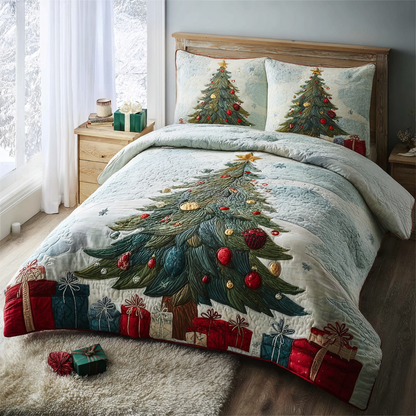 Evergreen Star -Piece Quilted Bedding Set VTQ-Myprintsy