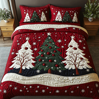 Evergreen Star -Piece Quilted Bedding Set VTQ-Myprintsy