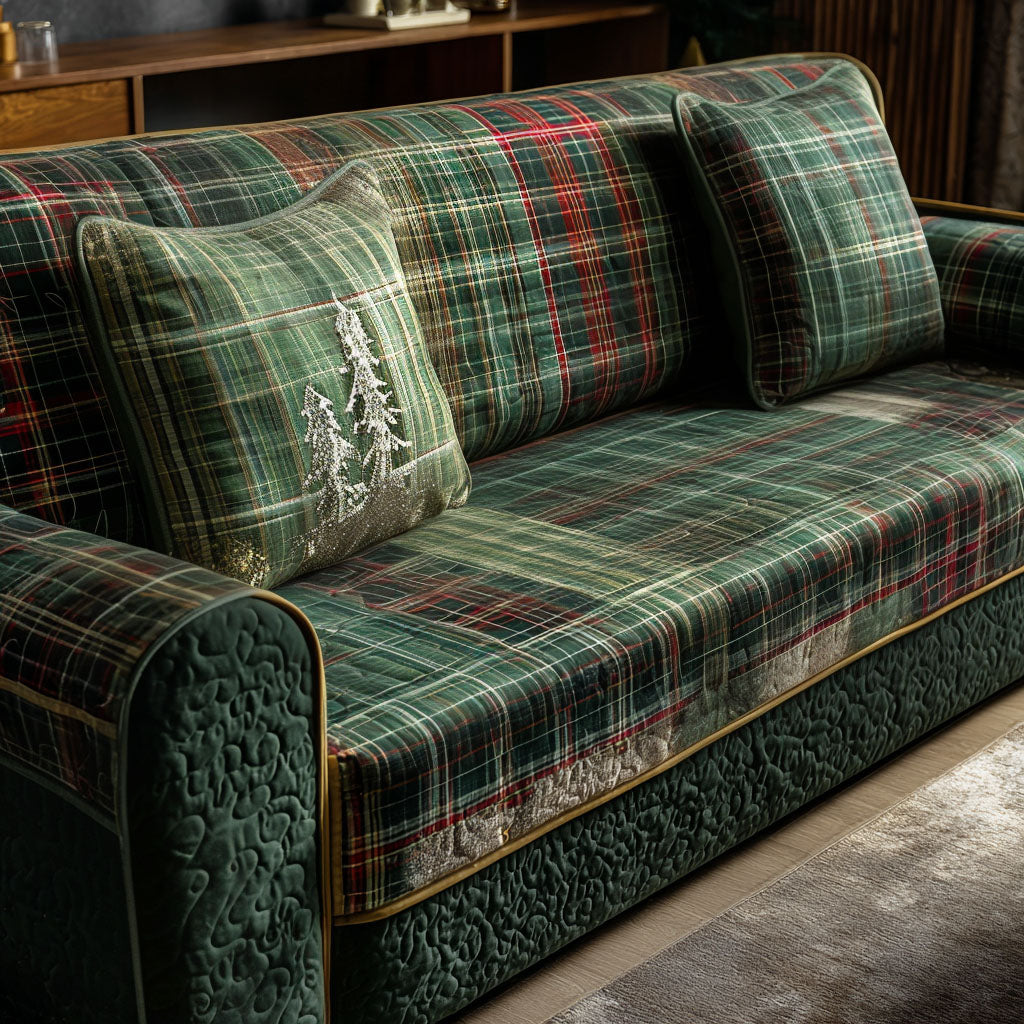 Evergreen Warmth Quilted Sofa Cover VTQ-Myprintsy