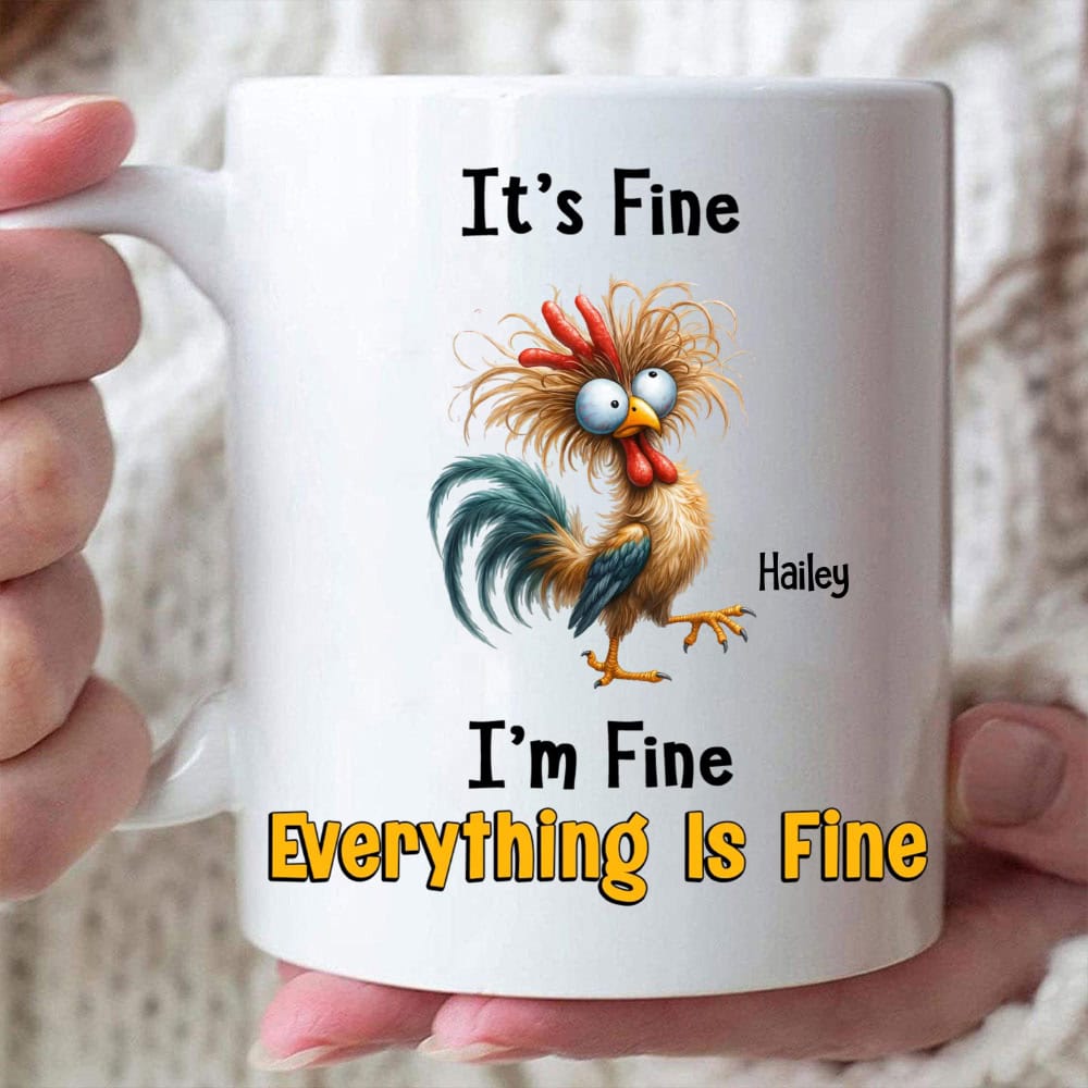 Everything Is Fire - Personalized Funny Mug-Myprintsy
