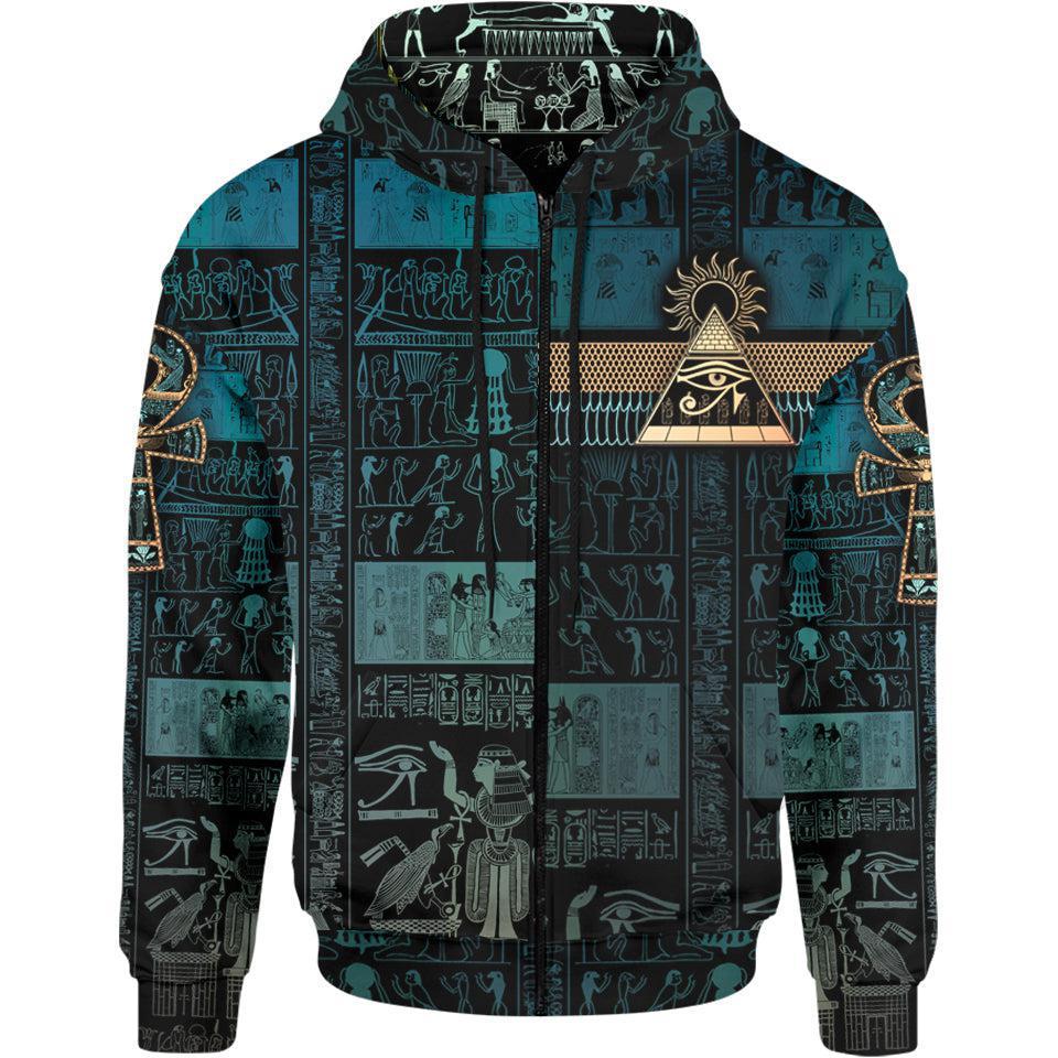 Eye Of Ra Zip Hoodie