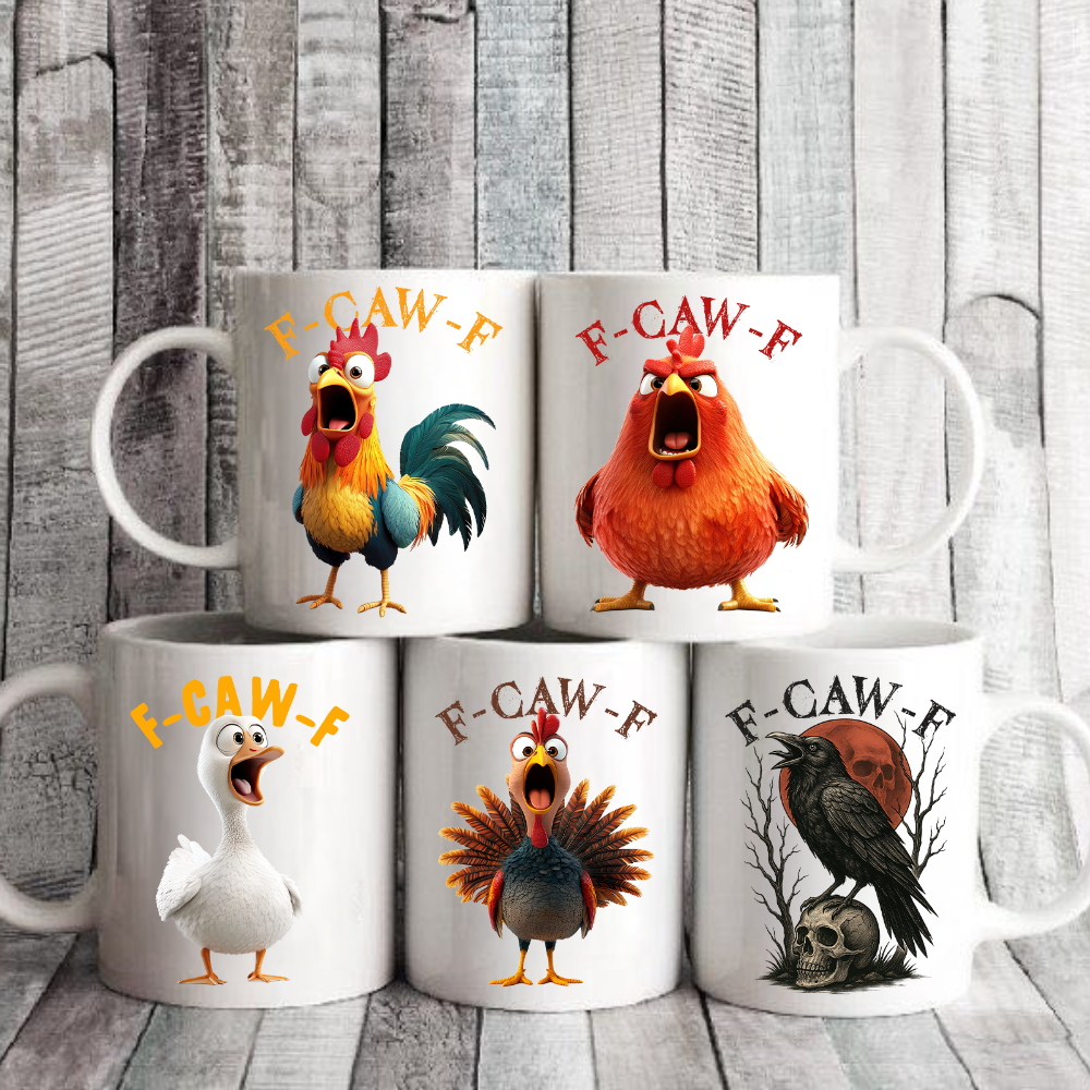 F Caw F - Personalized Mug-Myprintsy