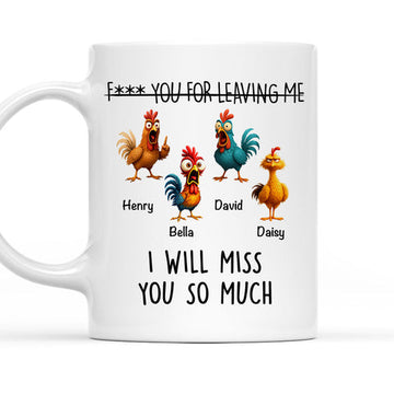 F*** You For Leaving Me I'll Miss You So Much Mug - Personalized Coffee Mug-Myprintsy