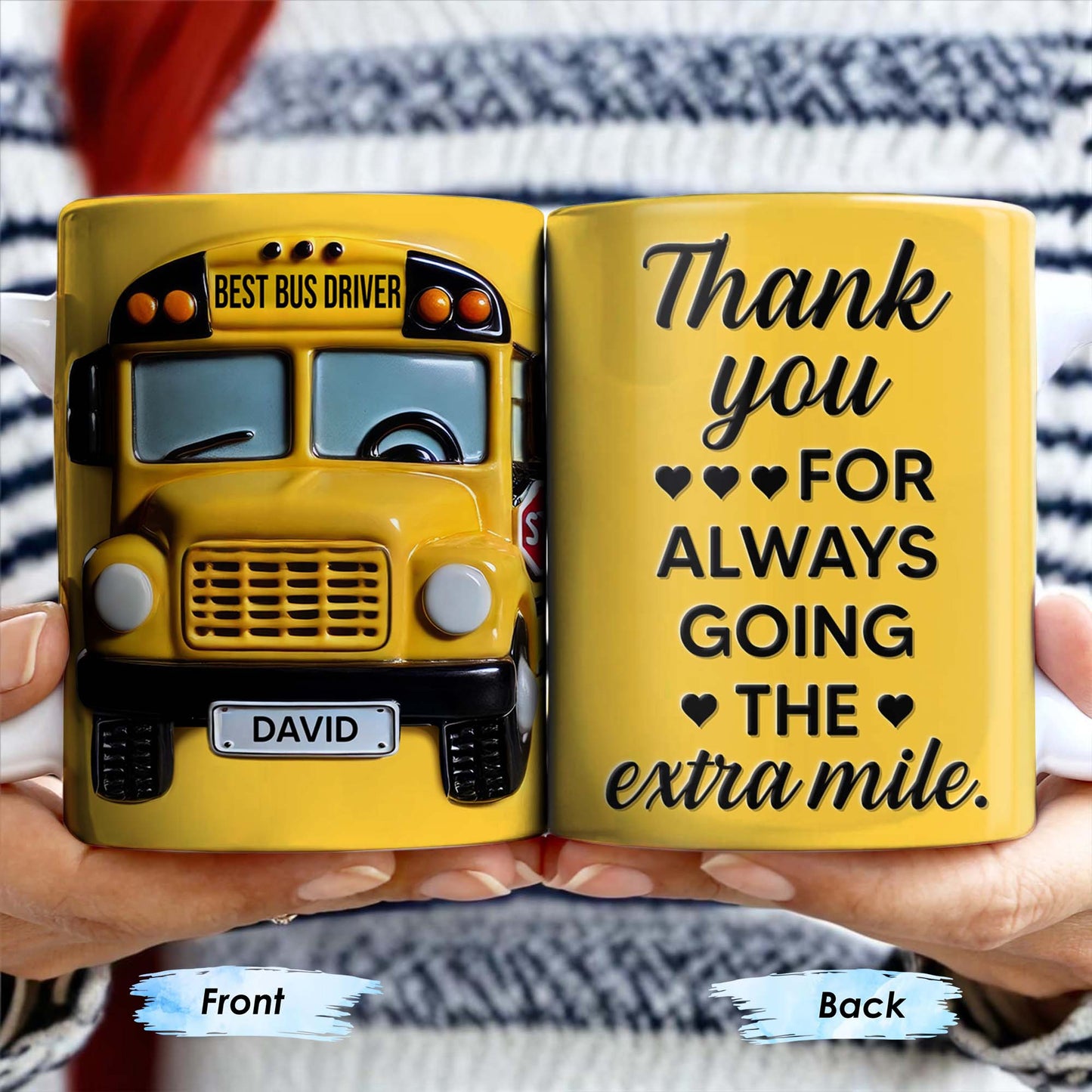 Thank You For Always Going The Extra Mile School Bus - Coffee Mug - Gift For Bus Drivers