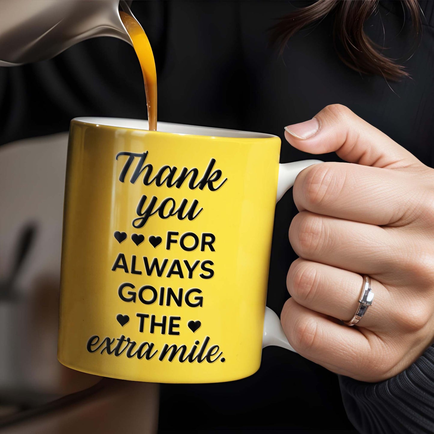 Thank You For Always Going The Extra Mile School Bus - Coffee Mug - Gift For Bus Drivers