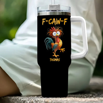 FCAWF Chicken Humor - Personalized Stainless Steel Tumbler-Myprintsy