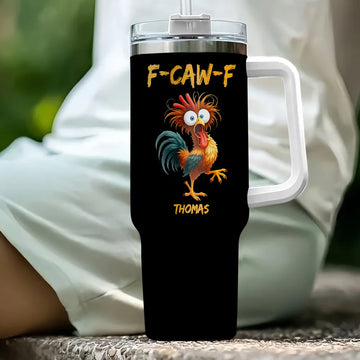 FCAWF Chicken Humor - Personalized Tumbler Cup-Myprintsy