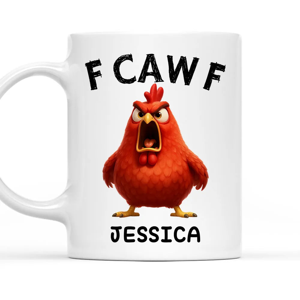 FCAWF Funny Chickens Birds - Personalized Coffee Mug-Myprintsy