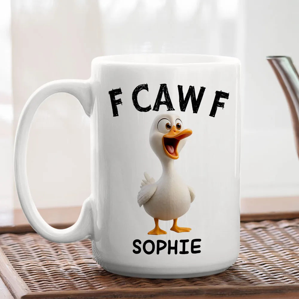 FCAWF Funny Chickens Birds - Personalized Coffee Mug-Myprintsy