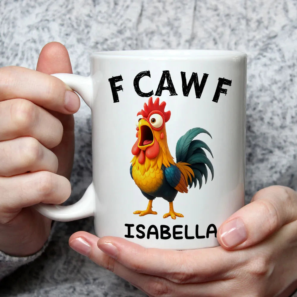 FCAWF Funny Chickens Birds - Personalized Coffee Mug-Myprintsy