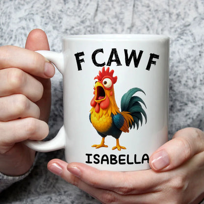 FCAWF Funny Chickens Birds - Personalized Coffee Mug-Myprintsy