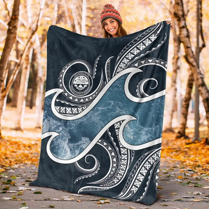 FSM Islands Polynesian Premium Blanket - Ocean Style-Myprintsy