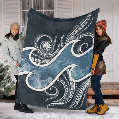 FSM Islands Polynesian Premium Blanket - Ocean Style-Myprintsy