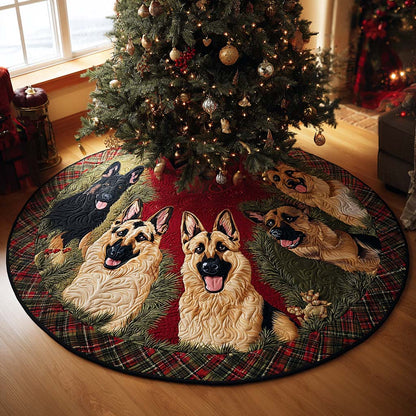 Faithful Holiday Quilted Christmas Tree Skirt VTQ-Myprintsy