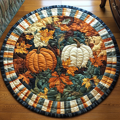 Fall Bliss Quilted Round Mat VTQ-Myprintsy