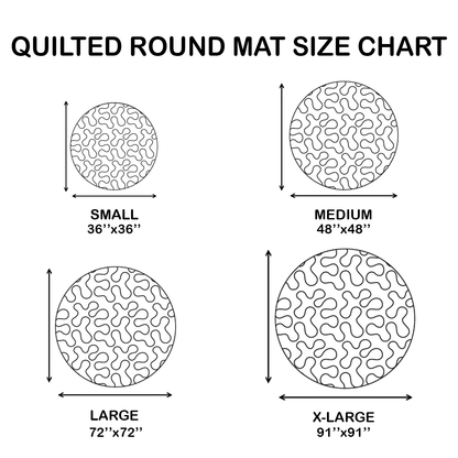 Fall Delight Quilted Round Mat VTQ-Myprintsy