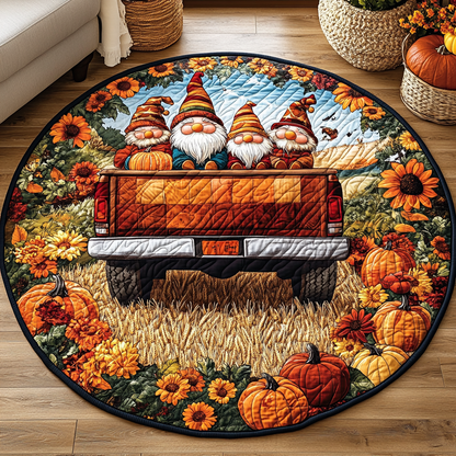 Fall Delight Quilted Round Mat VTQ-Myprintsy