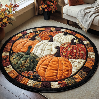 Fall Essence Quilted Round Mat VTQ-Myprintsy