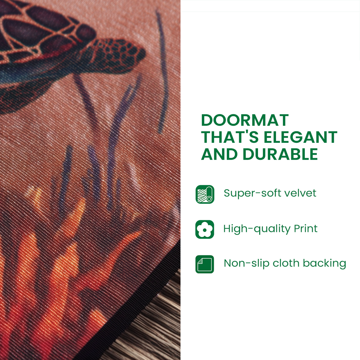 Fall Gnome Patch Doormat VTQ-Myprintsy