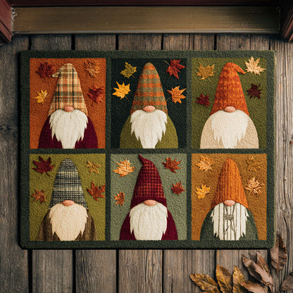 Fall Gnome Patch Doormat VTQ-Myprintsy
