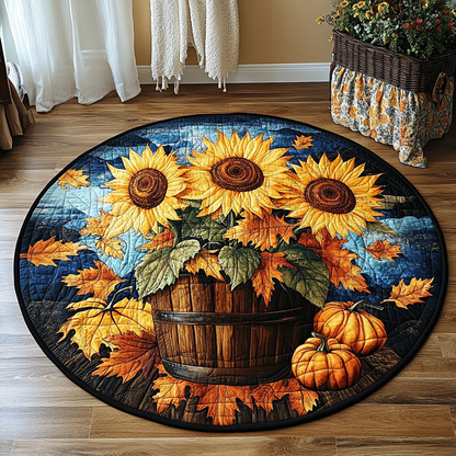 Fall Serenity Quilted Round Mat VTQ-Myprintsy