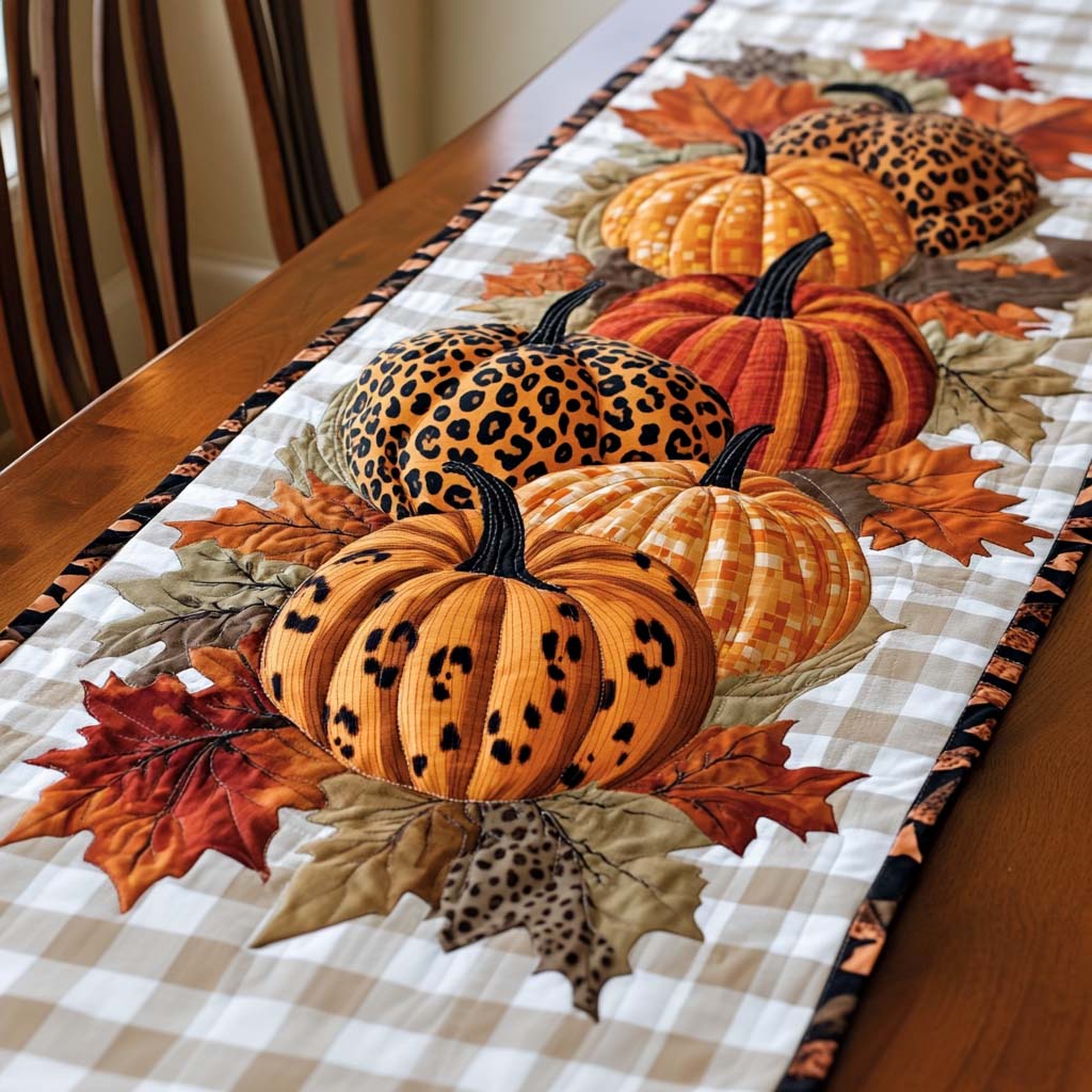 Fall Symphony Quilted Table Runner VTQ-Myprintsy