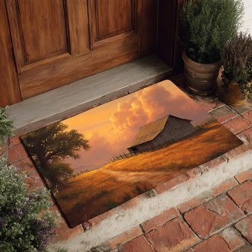 Fall Western Barn Doormat VTQ-Myprintsy