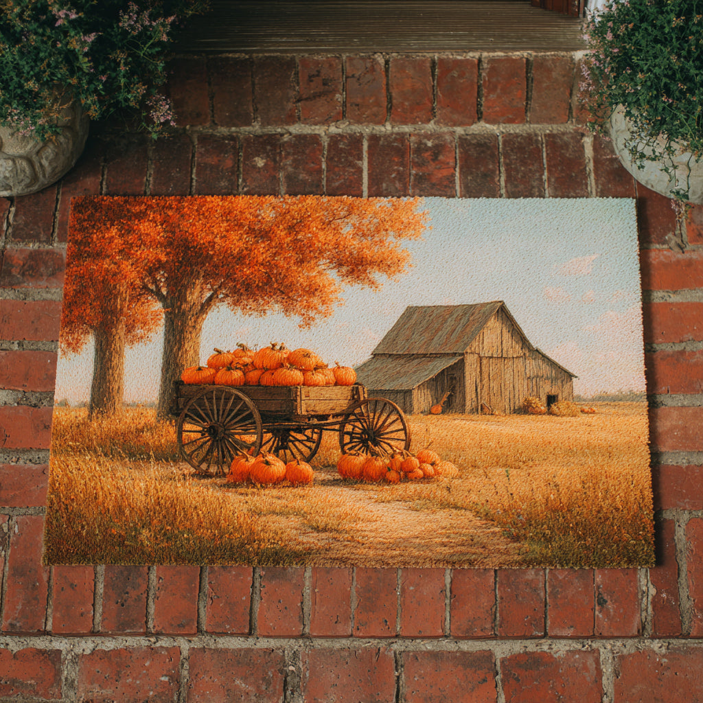Fall Western Harvest Doormat VTQ-Myprintsy