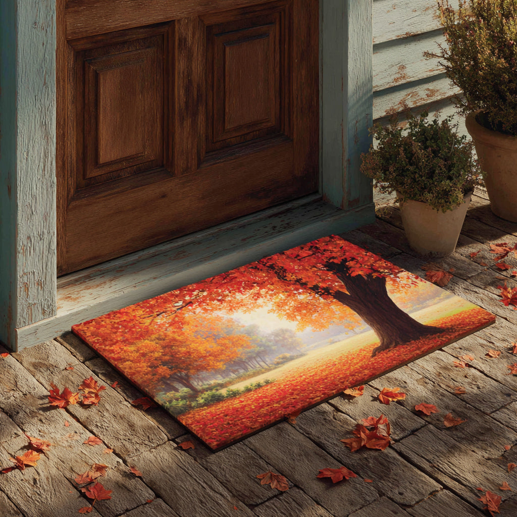 Fall Western Sunset Doormat VTQ-Myprintsy