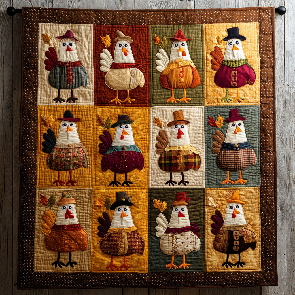 Farmhouse Friends Quilted Blanket VTQ-Myprintsy