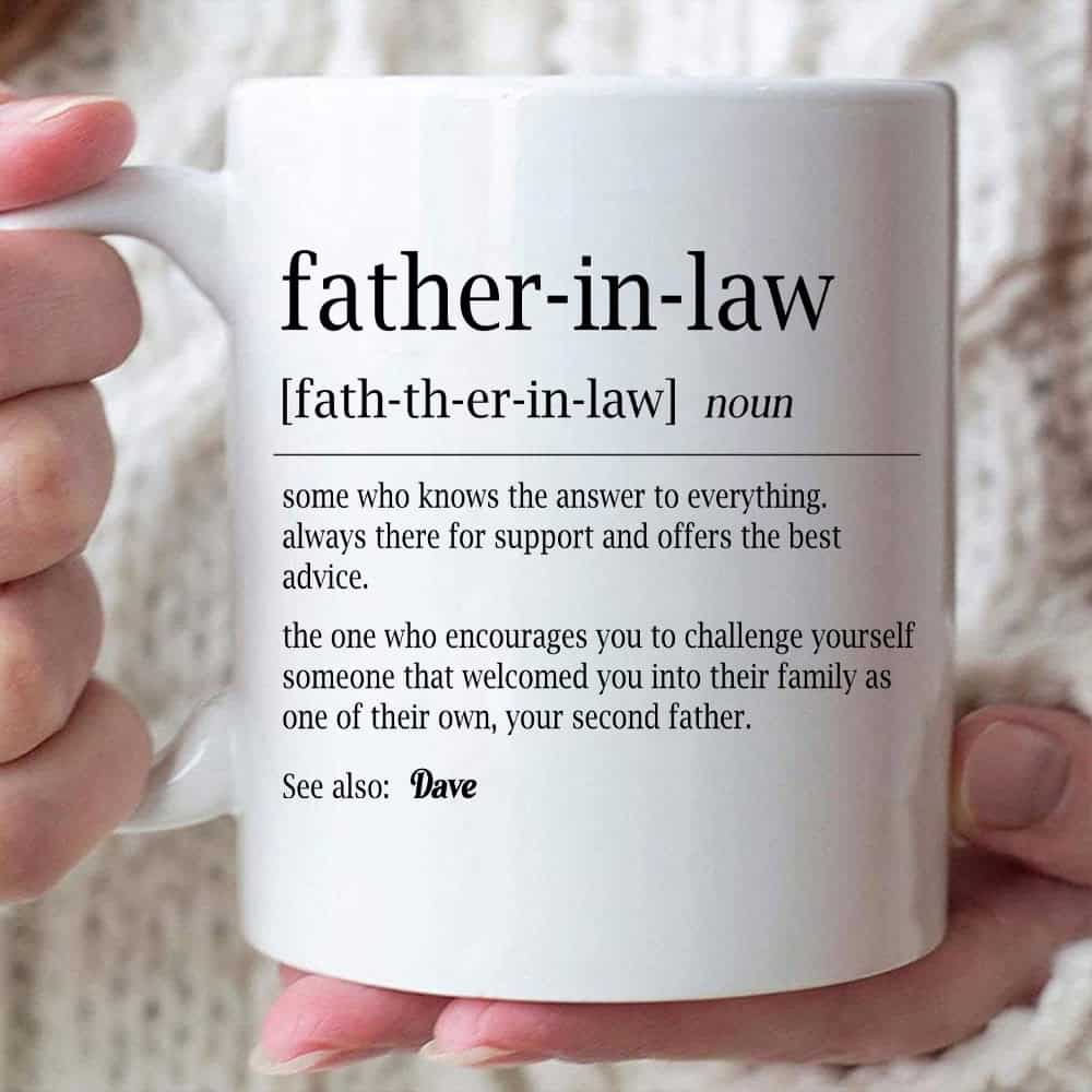 Father In Law Some Who Knows The Answer To Every Thing Mug - Personalized Ceramic Mug-Myprintsy