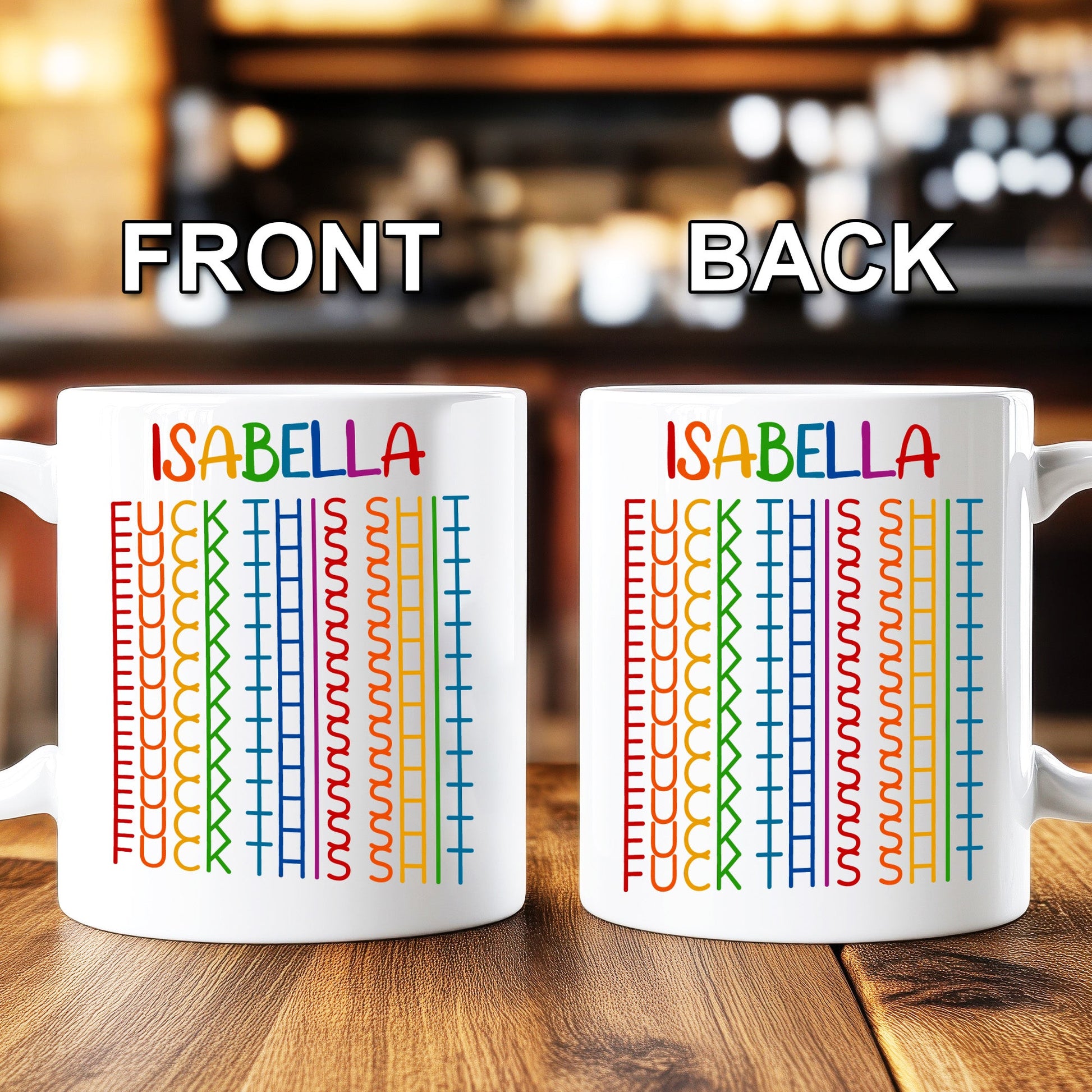 F*ck This Sh*t - Gift For Best Friends, Sisters, Family Members, Coworkers - Personalized Mug-Myprintsy