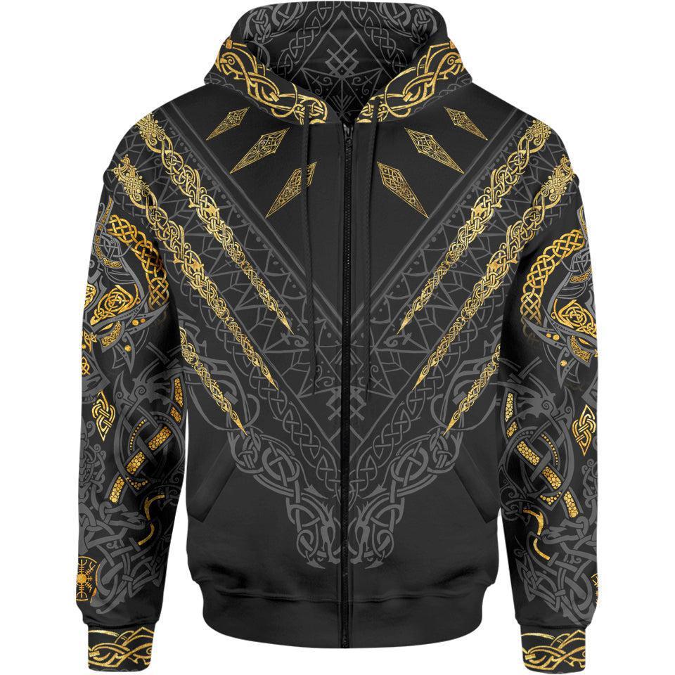 Fenrir'S Wrath Zip Hoodie