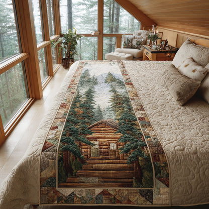 Festive Cabin Quilted Bed Runner VTQ-Myprintsy