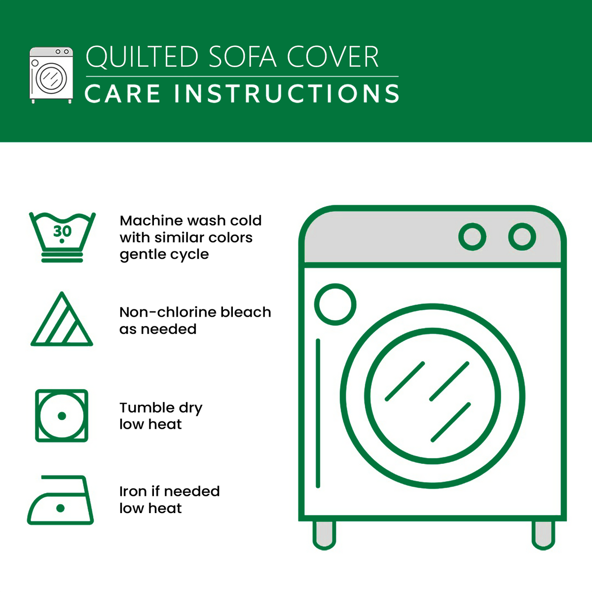 Festive Cheer Quilted Sofa Cover VTQ-Myprintsy